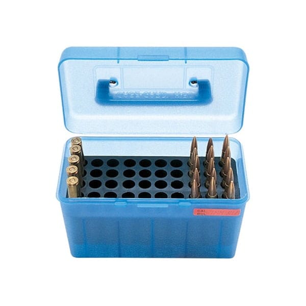 Rifle DLX Handled 50r 17-222 Mag/Clear-Blue (MTM CaseGuard)