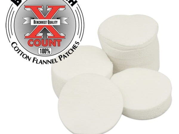 30-38 cal Cotton Patches 51mm Rund (Bore Tech) 1000/påse