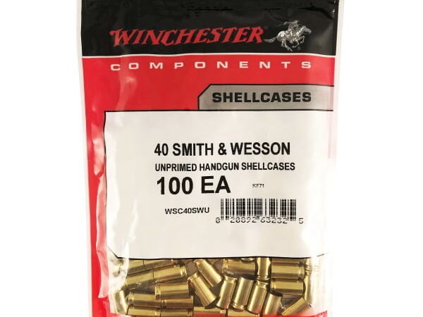 40 S&W (Winchester Hylsor) 100/påse