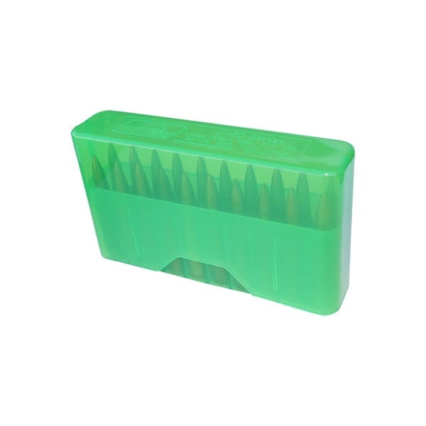 MTM Case-Gard Rifle Slip Top 20rd - (X-Large/Clear Green)