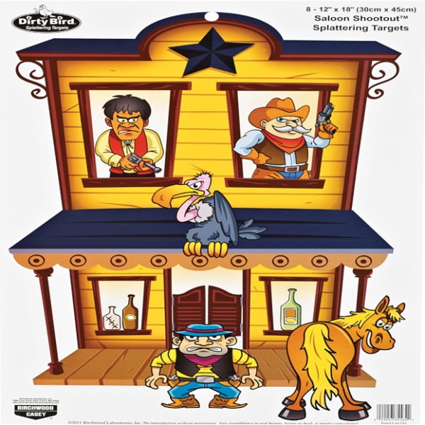 Dirty-bird saloon shootout (birchwood)