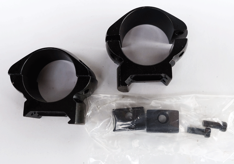 Rings 30mm low black detach top (weaver)