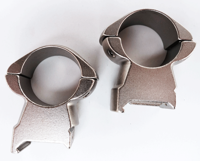 Grand Slam Rings 1´´ Top Mount Steel Med Black (Weaver)