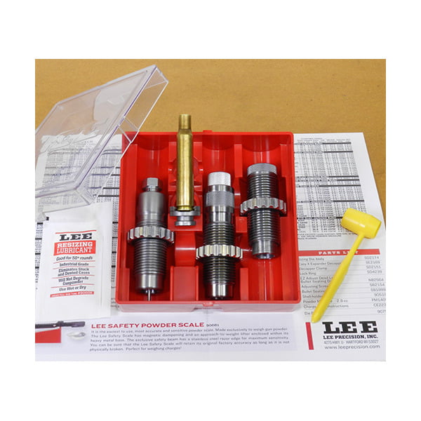 35 Rem 3-Vertyg Set med/Factory Crimp (LEE)