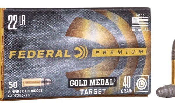 Federal 22 LR 40gr Gold Medal - (50st/ask)