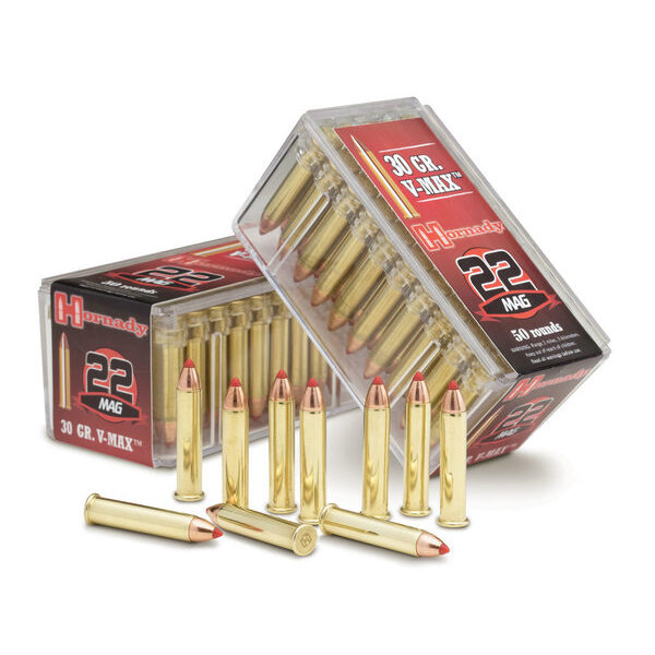 Hornady 22 Win Mag 30gr V-Max - (50st/ask)