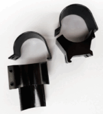 Rings 30mm Low EXT Black Detach Top (Weaver)