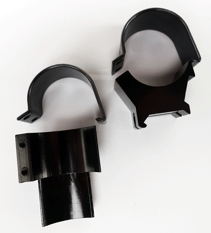 Rings 30mm low ext black detach top (weaver)