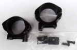 Grand Slam Rings 1´´ Top Mount Steel High BLK (Weaver)