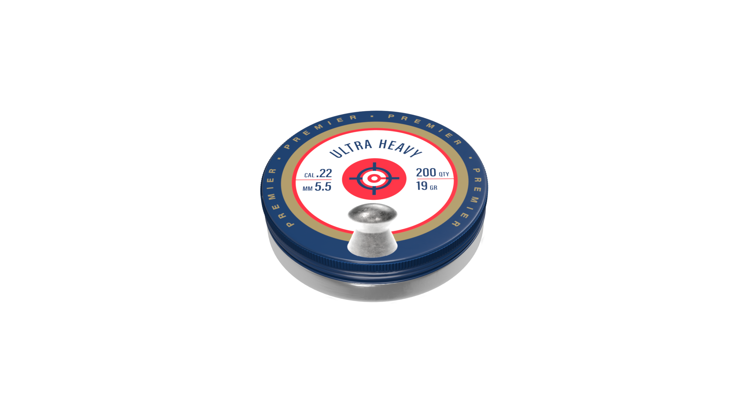 108747_1.png Crosman domed ultra heavy 5,5mm 1,23g 200st - bild 1
