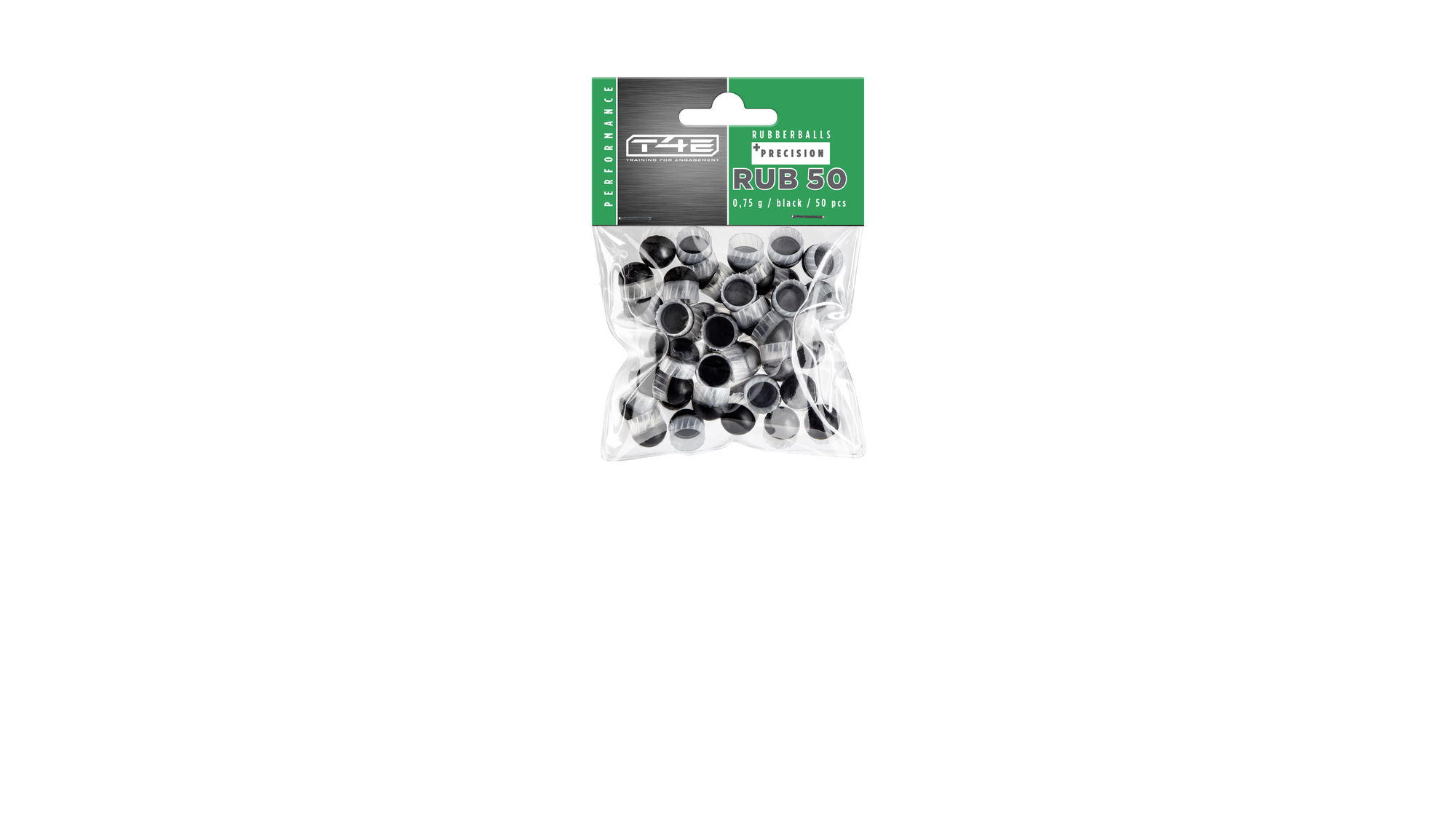 2.4785.jpg T4e rbp 50 precisionskulor gummi. 50 0,75g 50-pack - bild 1