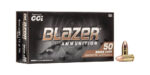 Blazer® Brass Ammo 9mm Luger FMJ 115gr 50/Box - Bild 2