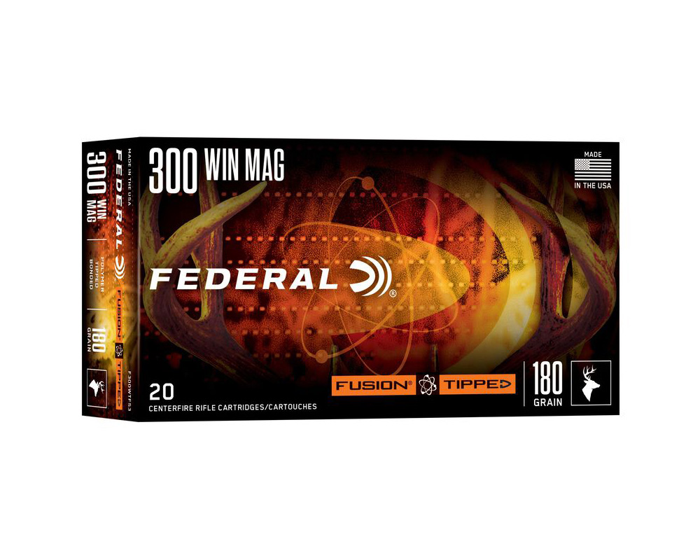 ff300wtfs3_1.jpg Federal fusion tipped ammo. 300 win mag 180gr 20/box - bild 1