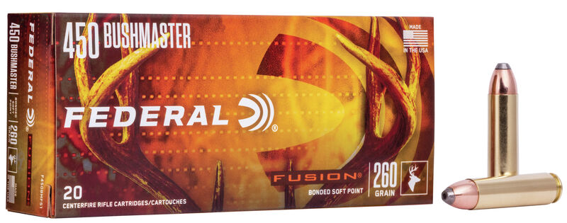 ff450bmfs1.jpg Federal fusion ammo 450 bushmaster 260gr 20/box - bild 1