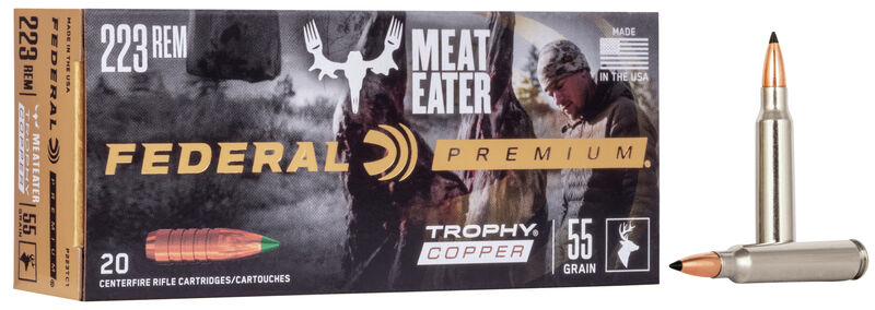fp223tc1.jpg Federal premium ammo 223 rem trophy copper 55gr 20/box - bild 1