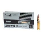 GGG Ammo .308 Win 190gr HPBT Sierra Matchking 20/Box