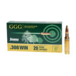 GGG Ammo .308 Win 180gr SBT Sierra Gameking 20/Box