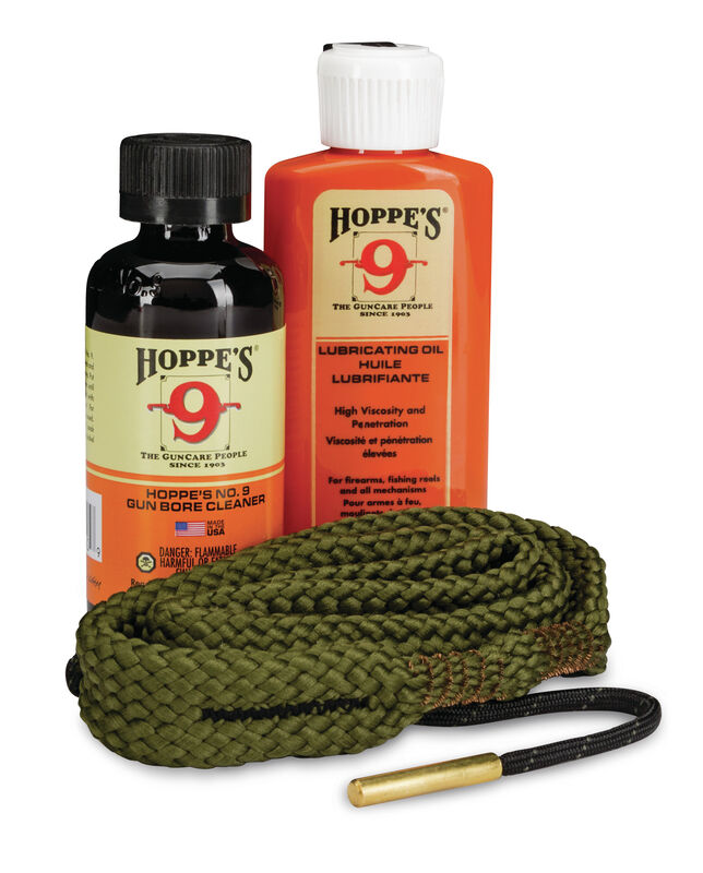 product-b110009-big.jpg Hoppe's boresnake rengöringskit 1-2-3 done! Kal. 38/9mm pistol - bild 1