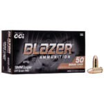 Blazer® Brass Ammo 9mm Luger FMJ 124gr 50/Box - Bild 2