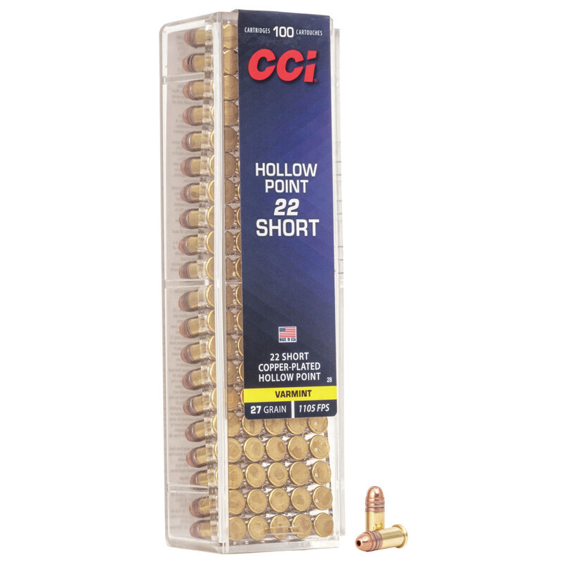 product-c28_1-big.jpg Cci rimfire ammunition 22 short 27gr copper plated hp 27gr 100/box - bild 1