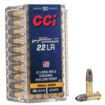 CCI Rimfire Ammunition 22 LR Supressor HP 45gr 50/Box