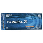 Federal Ammunition 223 REM SP Power-Shok 55gr 20/Box