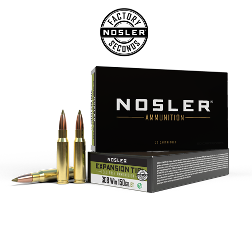 40034gb-et-ammo-308-win-150gr-et.png Nosler 308 winchester 150gr expansion tip ammunition fast/frpory seconds | 20 count - bild 1