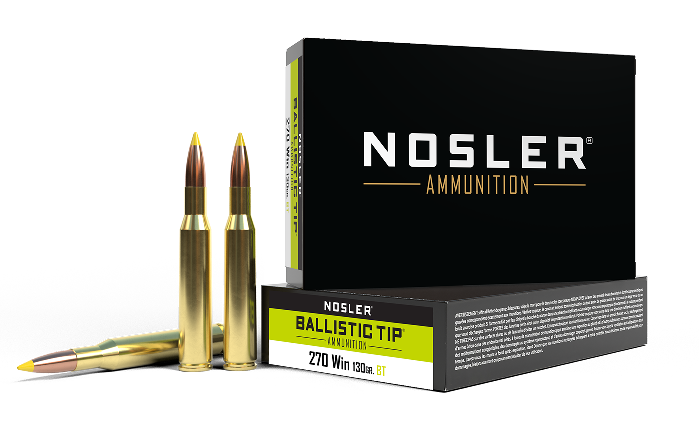 40062-bt-ammo-270-win-130gr-highrez-1.png Nosler 270 win 130gr ballistic tip hunting ammunition - bild 1