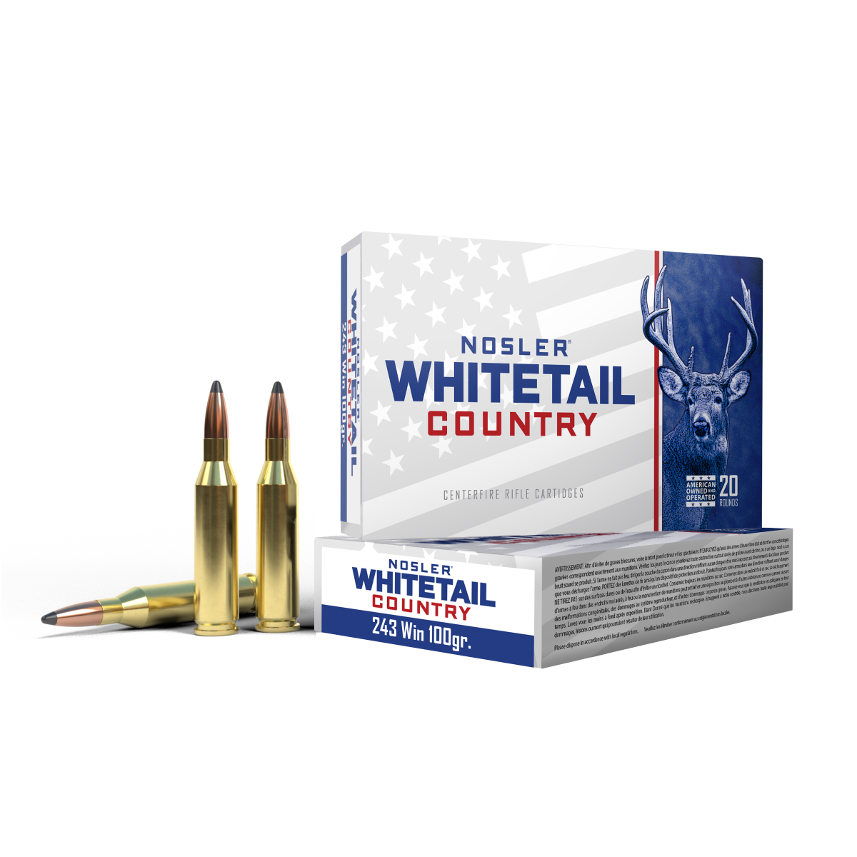 40122-243win-100gr-wtc-ammo_1_.png Nosler 243 winchester 100gr solid base® whitetail country™ ammunition - bild 1