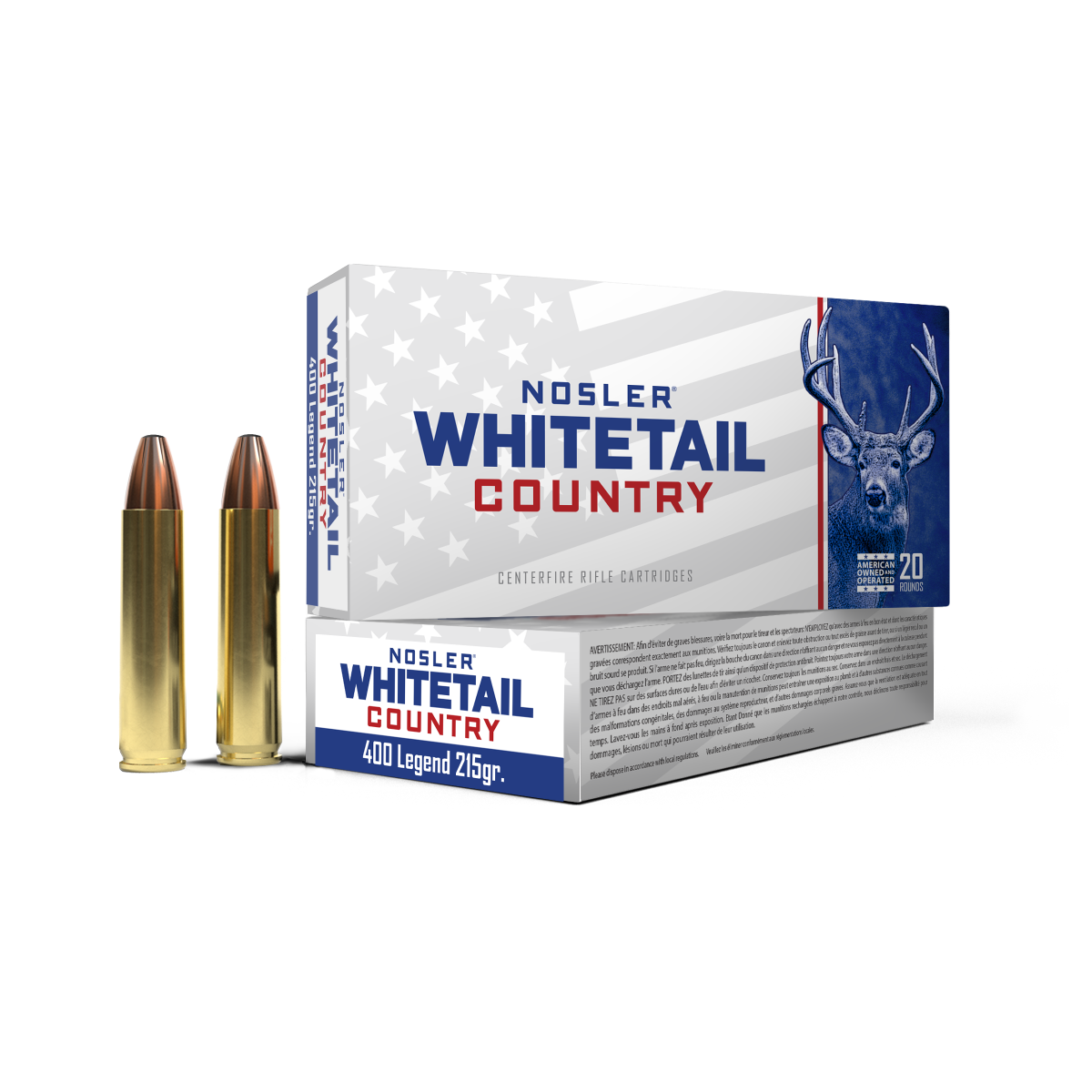 40138-wtc-400-legend-215gr-size-7.png Nosler 400 legend 215gr straight-wall whitetail country™ ammunition - bild 1