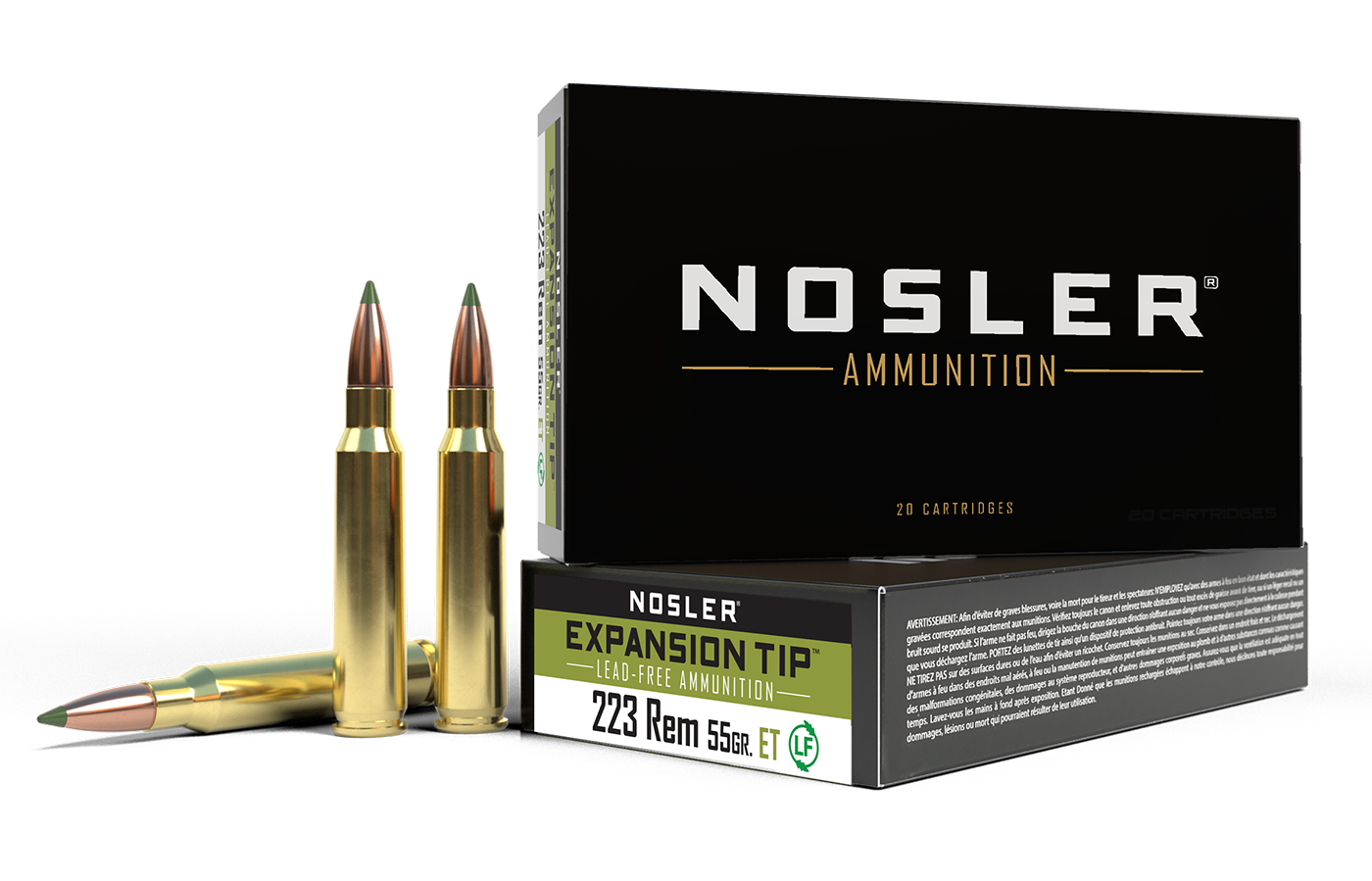 40150-et-ammo-223-rem-55gr-hirez-1.png Nosler 223 remington 55gr expansion tip ammunition - bild 1