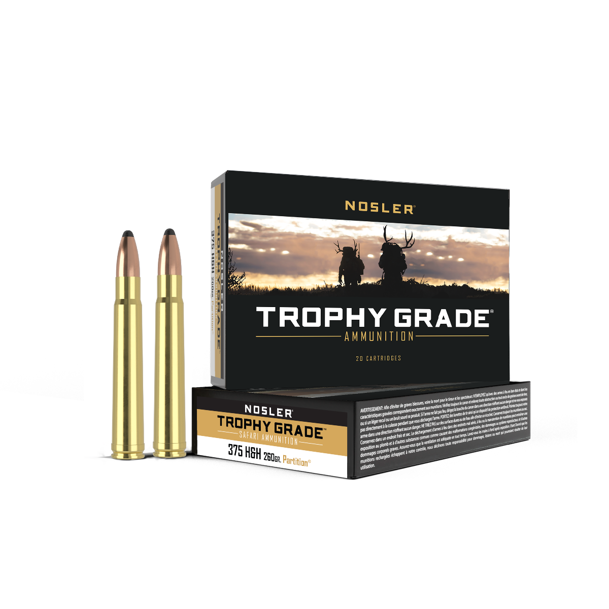 60090_tgsf_ammo_375h_h_260gr_pt_hirez-1_1.png Nosler 375 h&h mag 260gr partition trophy grade ammunition - bild 1