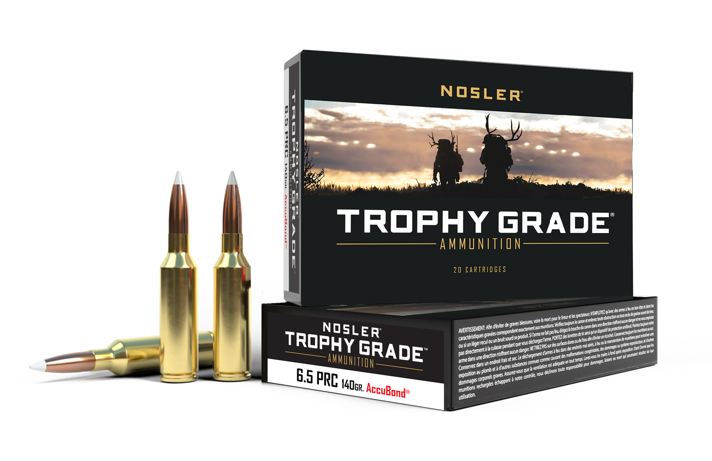 61014-tg-ammo-6.png Nosler 6. 5 prc 140gr accubond trophy grade ammunition - bild 1