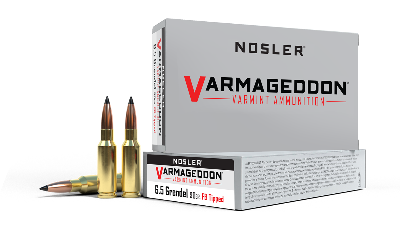 65182-vmg-ammo-6_1.png Nosler 6. 5mm grendel 90gr fb tipped varmageddon ammunition - bild 1