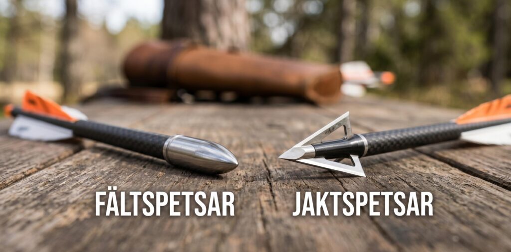 Jaktspetsar vs fältspetsar