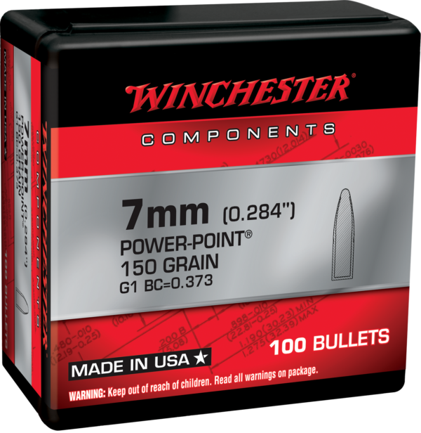 Winchester Kula 7mm (.284) 150gr Power-Point, 100-pack