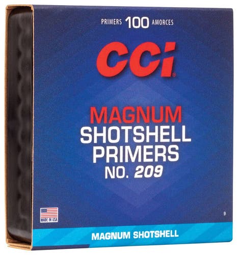 CCI Shotshell Primers 209 & 209M (Tändhattar för hagel)