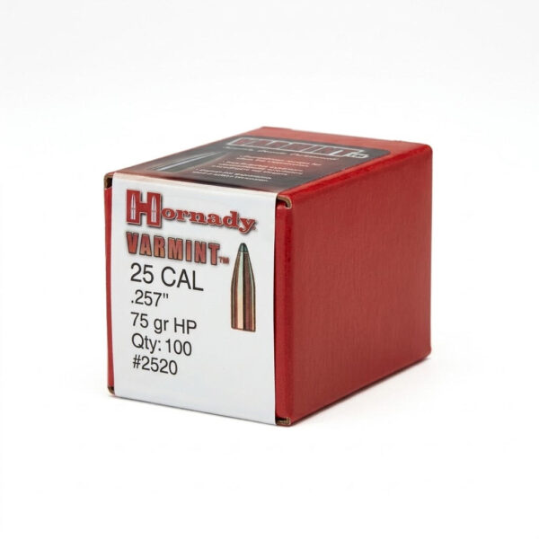 Hornady Kulor .25 (.257) 75gr HP, 100-pack