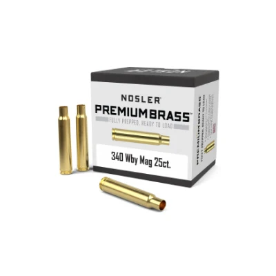 Nosler Hylsor .340 Weatherby Magnum, 25-pack