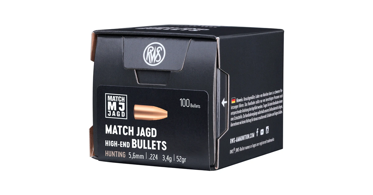 rws kulor 22 (224) 52gr mjsg, 100-pack Rws kulor 22 (224) 52gr mjsg, 100-pack