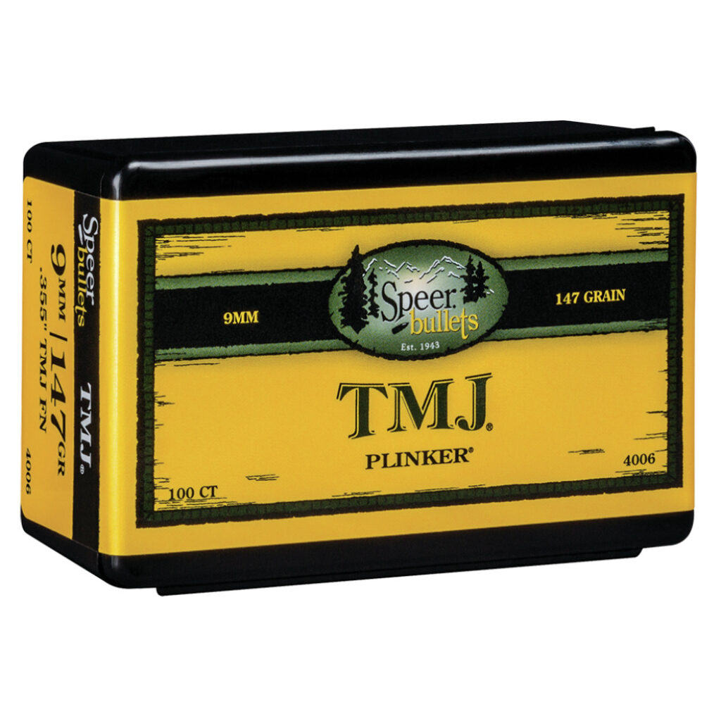 Speer kulor 9mm (. 355) 147gr tmj, 100-pack
