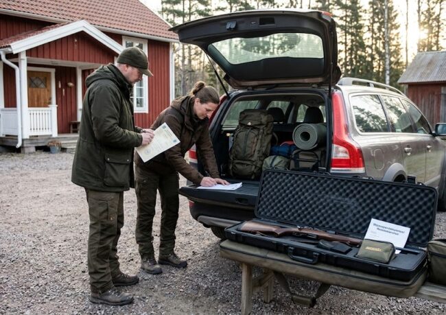 Köpa, sälja och resa med jaktvapen