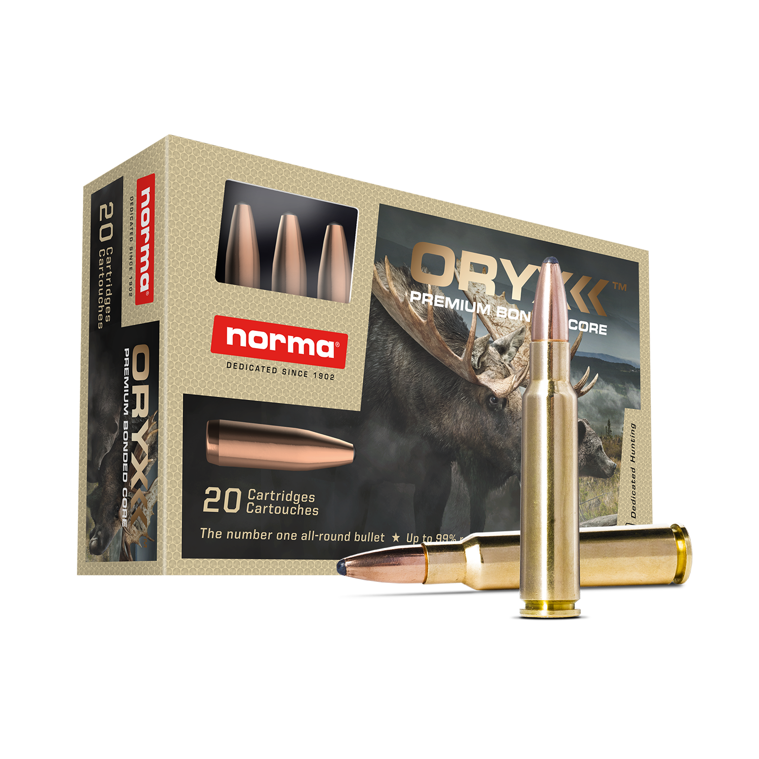 oryx.png Norma 8x57jrs 196gr oryx 18010 20/ask - bild 1