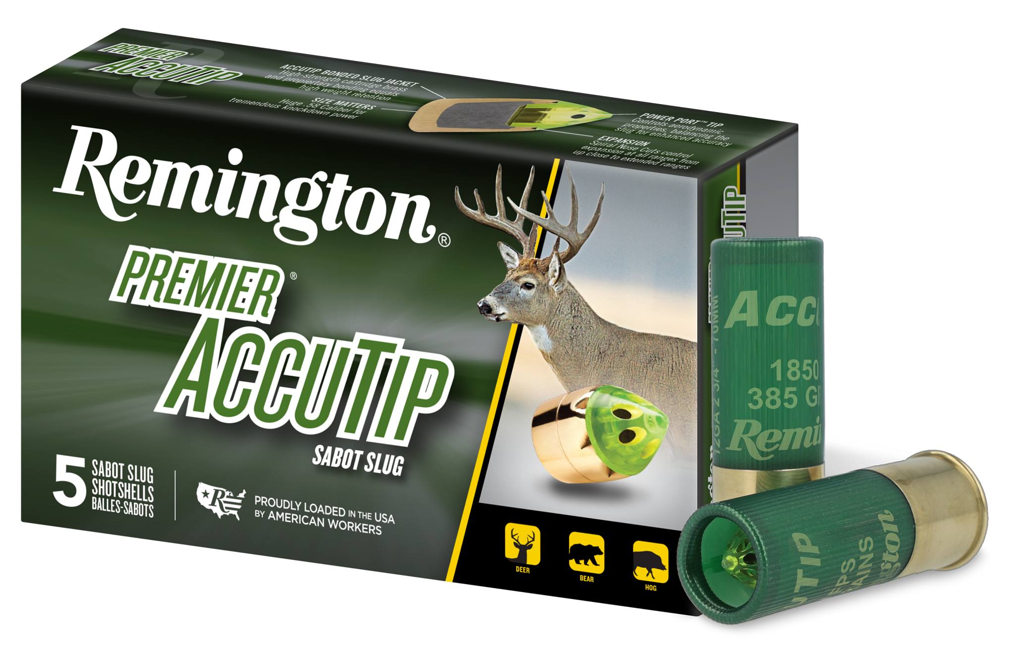 12-76  prem. Accutip bond. Sabot (remington(f) 5/ask - bild 1