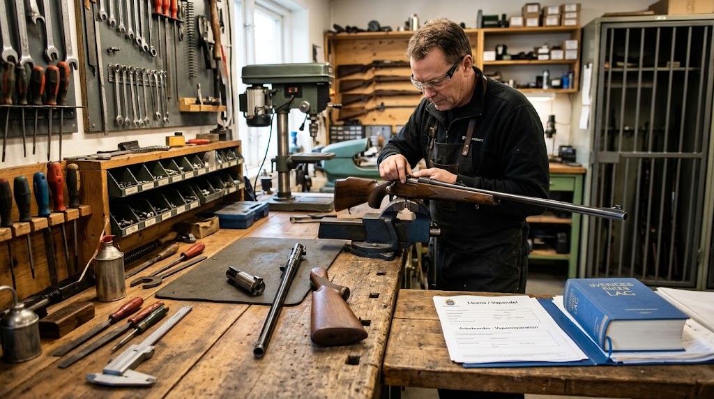 Reparation, utbyte av vapendelar och skrotning: detta säger vapenlagen