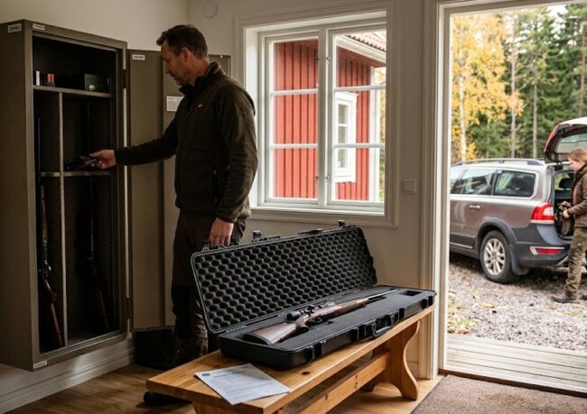 Säker förvaring, transport och utlåning av jaktvapen