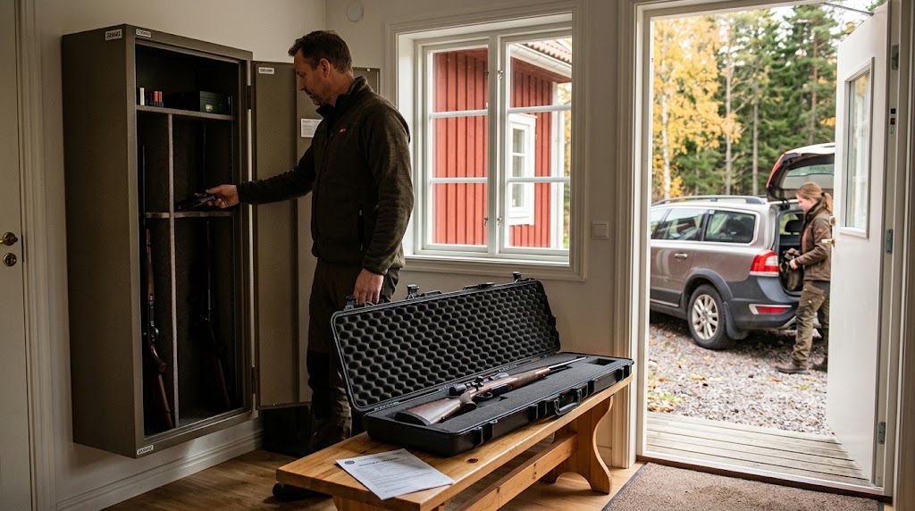 Säker förvaring, transport och utlåning av jaktvapen