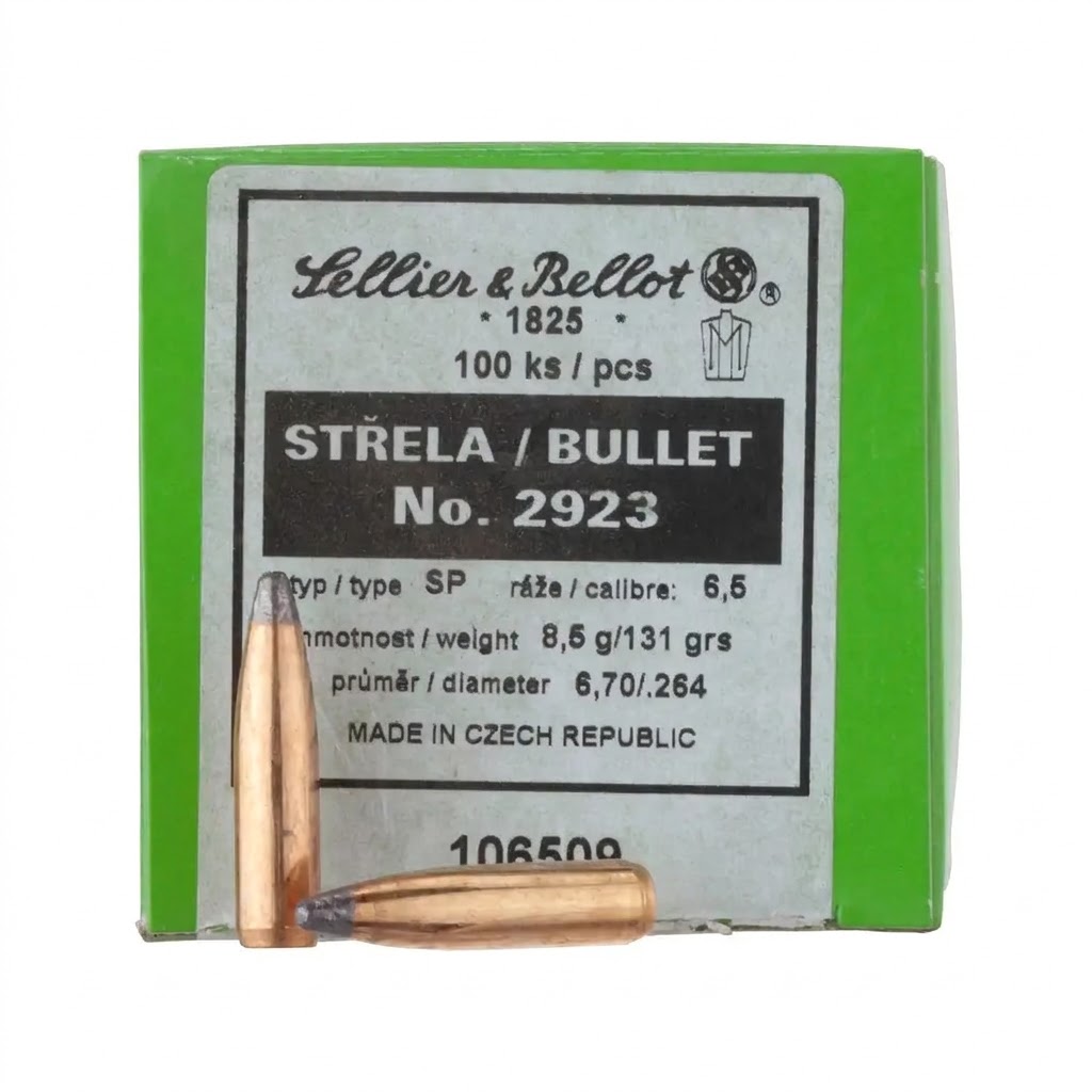 sellier & bellot 6,5 mm (264) 131gr sp Sellier & bellot 6,5 mm (. 264") 131gr sp (100/ask)